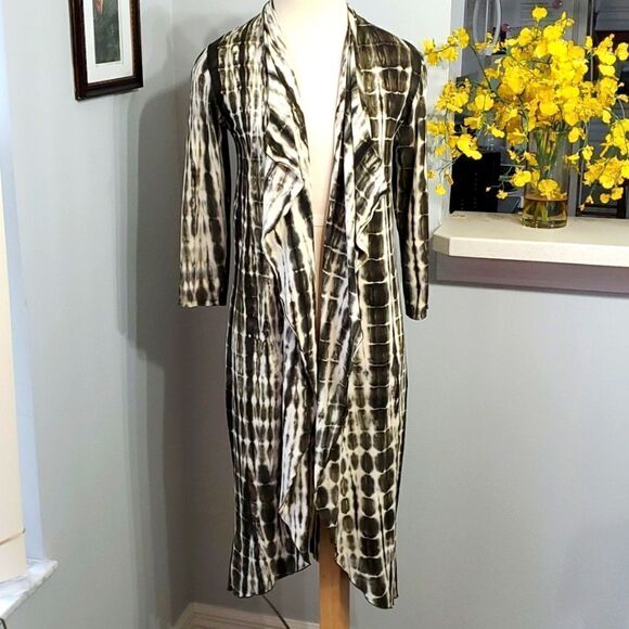 Tyidi Zen- knits. Maxi coat. Light weight open front. Size medium. Y2K, … - Picture 1 of 11